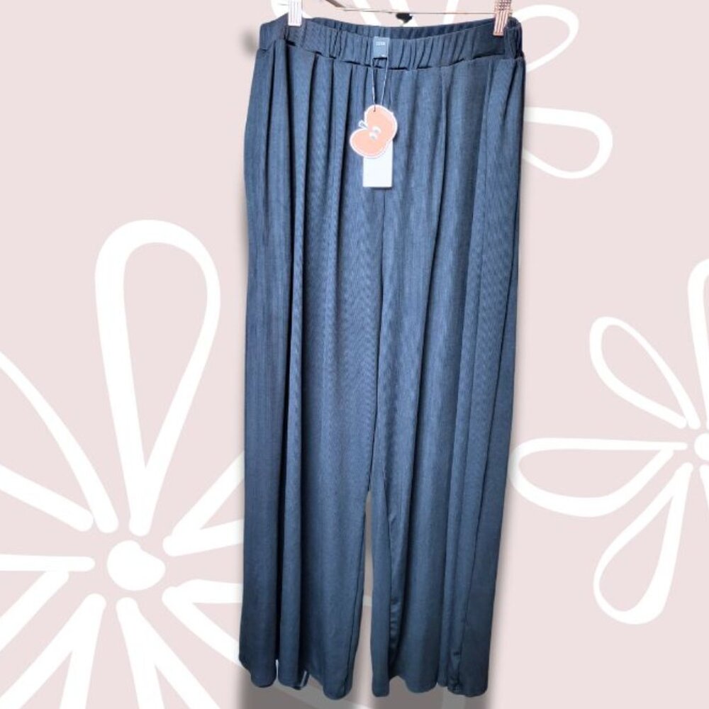 35.$10-1X-CIDER NWT Wide Palazzo Pants Black w/ Pockets
